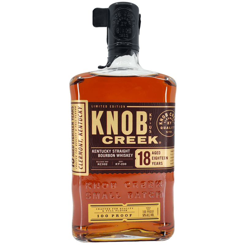 Knob Creek 18 Year Old Kentucky Straight Bourbon Whiskey - ForWhiskeyLovers.com