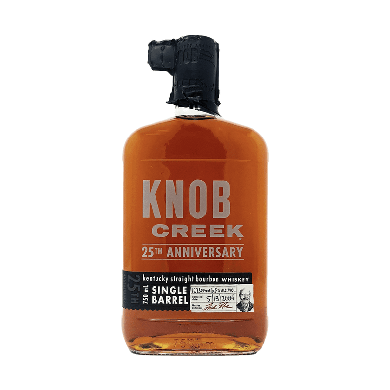 Knob Creek 25th Anniversary Single Barrel Kentucky Straight Bourbon Whiskey - ForWhiskeyLovers.com
