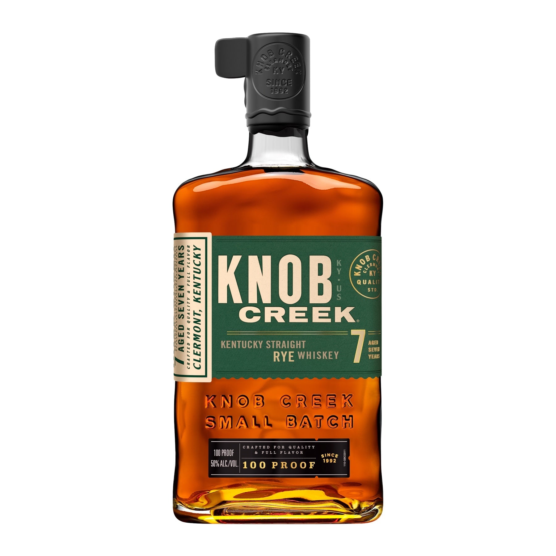 Knob Creek 7 Year Old Small Batch Rye Whiskey 1L - ForWhiskeyLovers.com