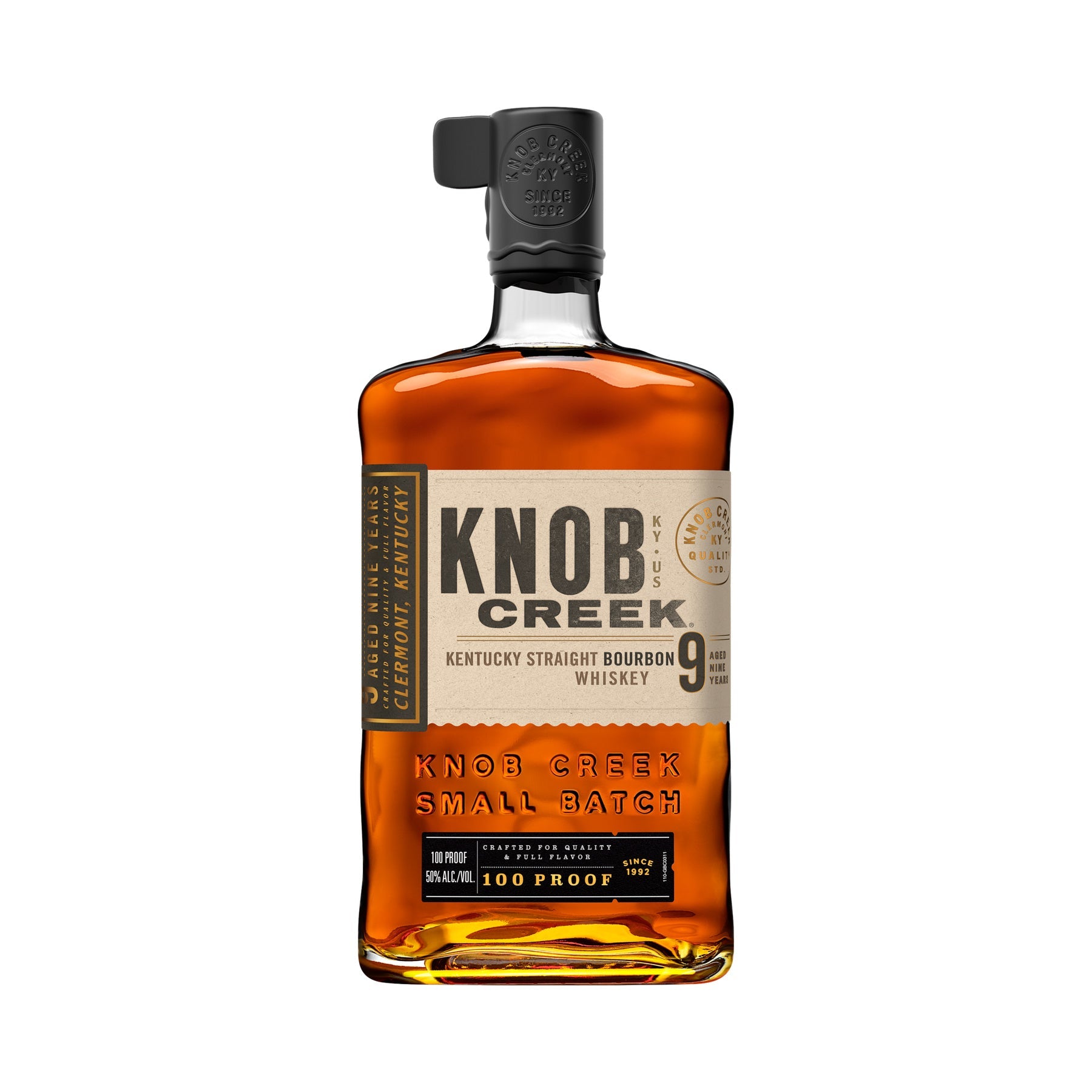 Knob Creek 9 Year Old Small Batch Bourbon 1L - ForWhiskeyLovers.com