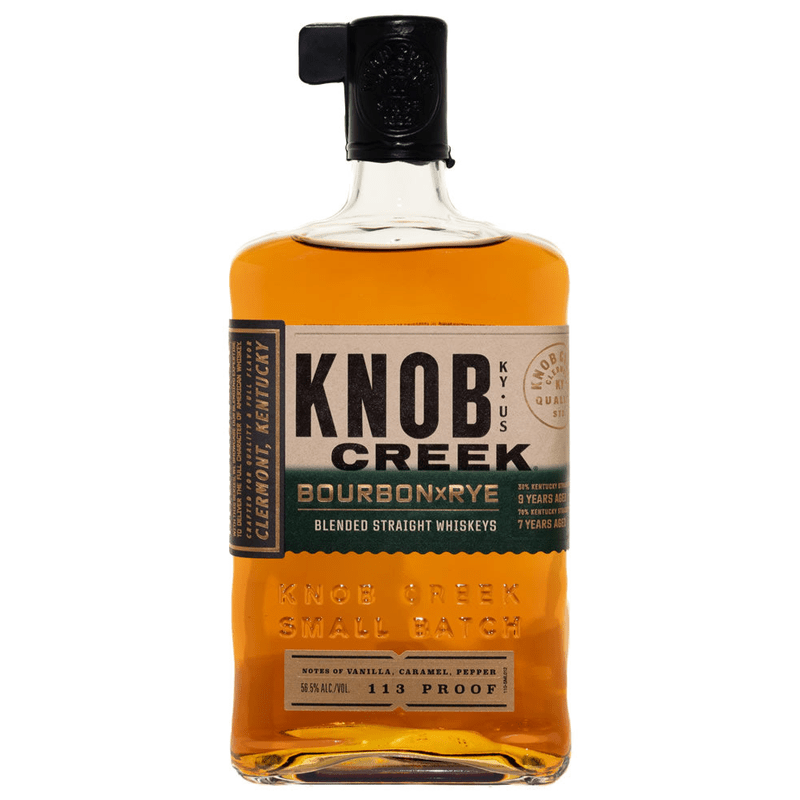 Knob Creek Bourbon x Rye Blended Whiskey - ForWhiskeyLovers.com