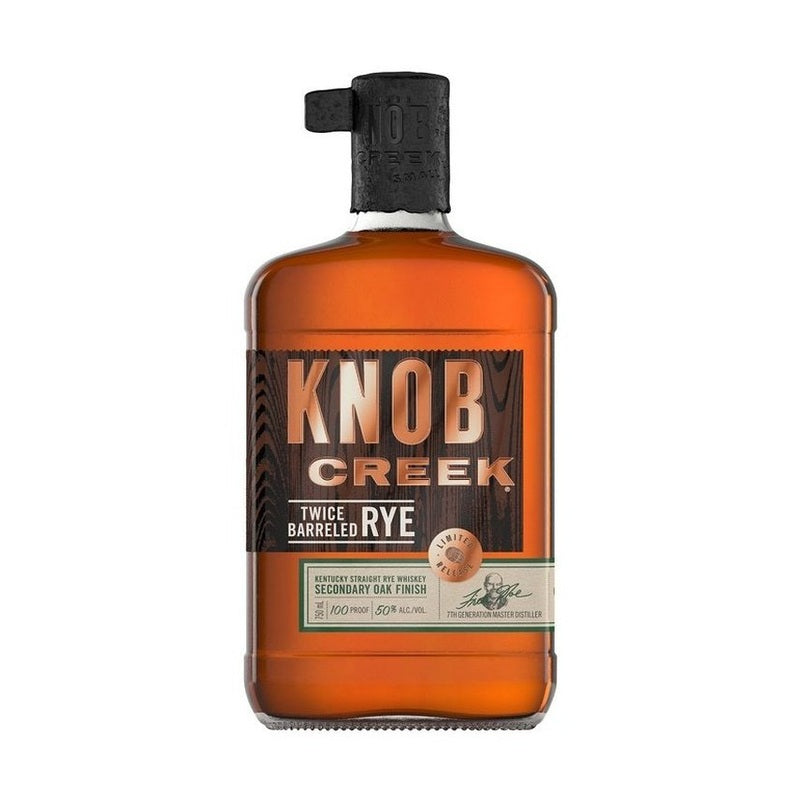 Knob Creek Twice Barreled Rye Kentucky Straight Rye Whiskey - ForWhiskeyLovers.com