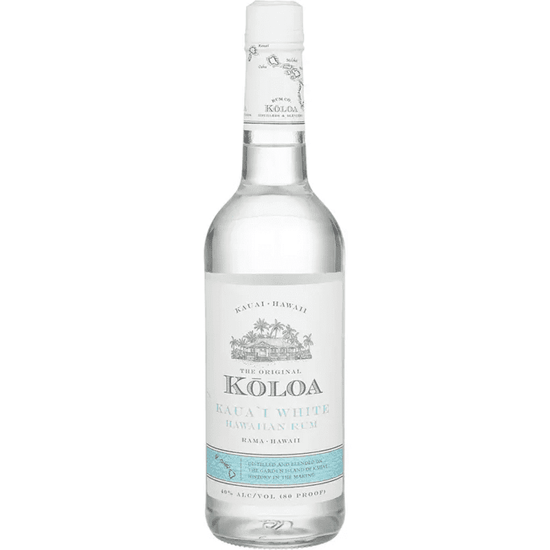 Koloa Kaua'i White Hawaiian Rum - ForWhiskeyLovers.com