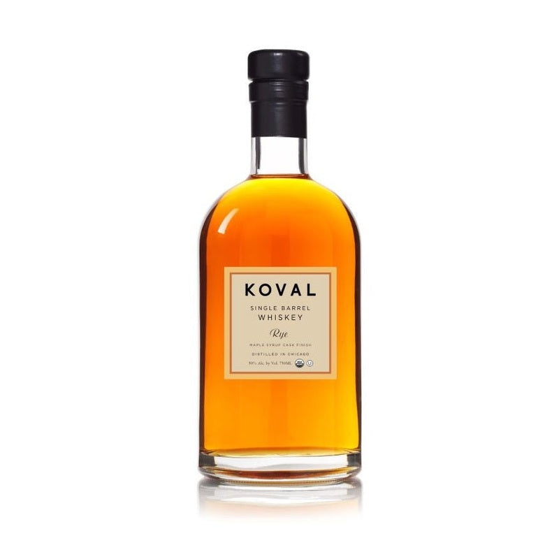 Koval Maple Syrup Cask Finish Single Barrel Rye Whiskey - ForWhiskeyLovers.com