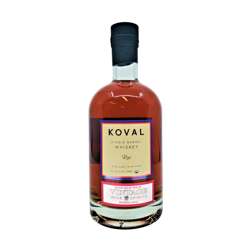 Koval Single Barrel Rye Whiskey Private Pick - ForWhiskeyLovers.com