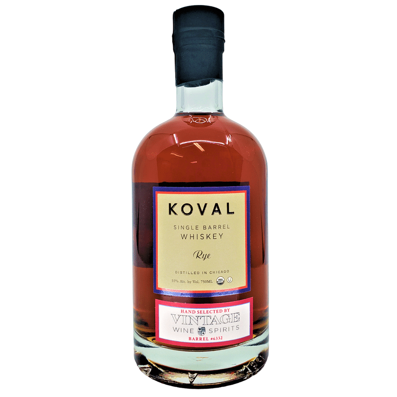 Koval Single Barrel Rye Whiskey Private Pick - ForWhiskeyLovers.com