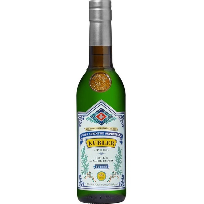 K�bler Swiss Absinthe Superieure 375ml - ForWhiskeyLovers.com