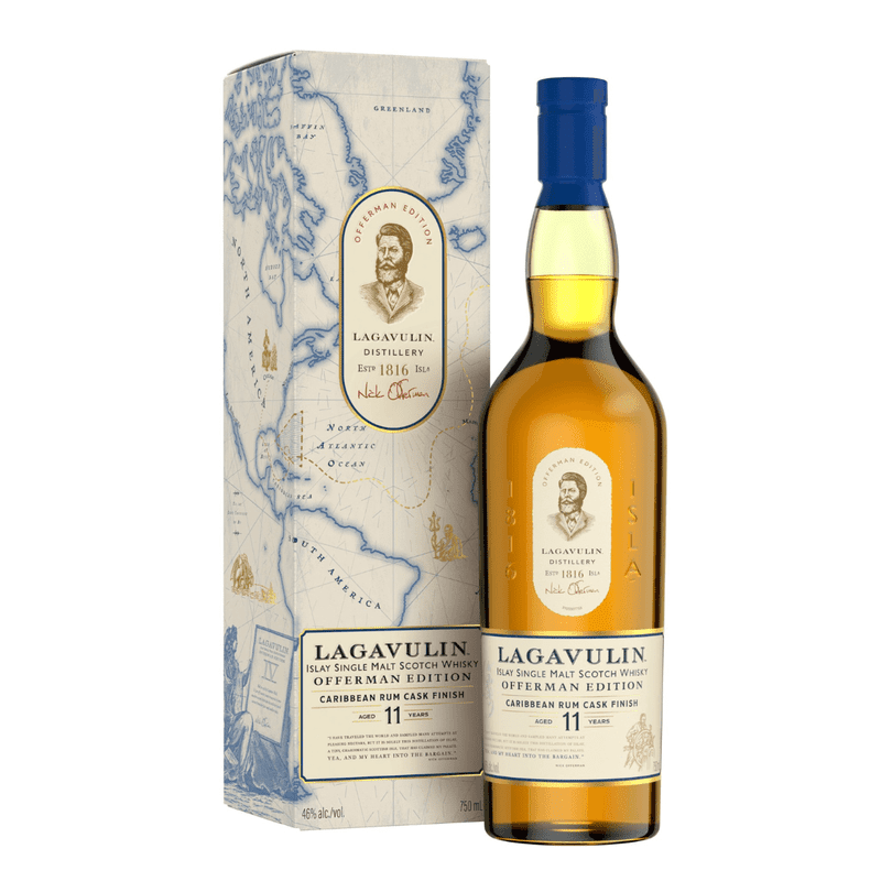 Lagavulin 11 Year Offerman Edition Caribbean Rum Cask Finish - ForWhiskeyLovers.com