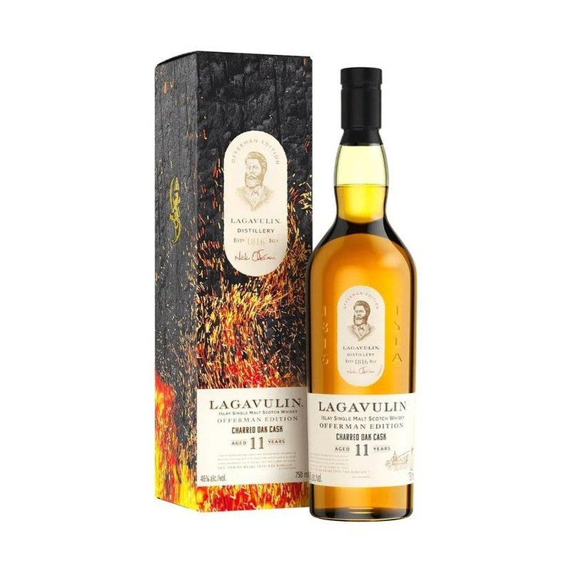 Lagavulin 11 Year Old 'Offerman Edition' Charred Oak Cask Islay Single Malt Scotch Whisky - ForWhiskeyLovers.com