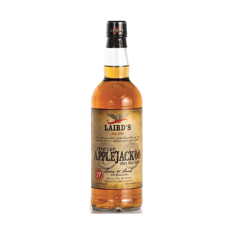 Lairds Straight Applejack 86 100% Brandy - ForWhiskeyLovers.com