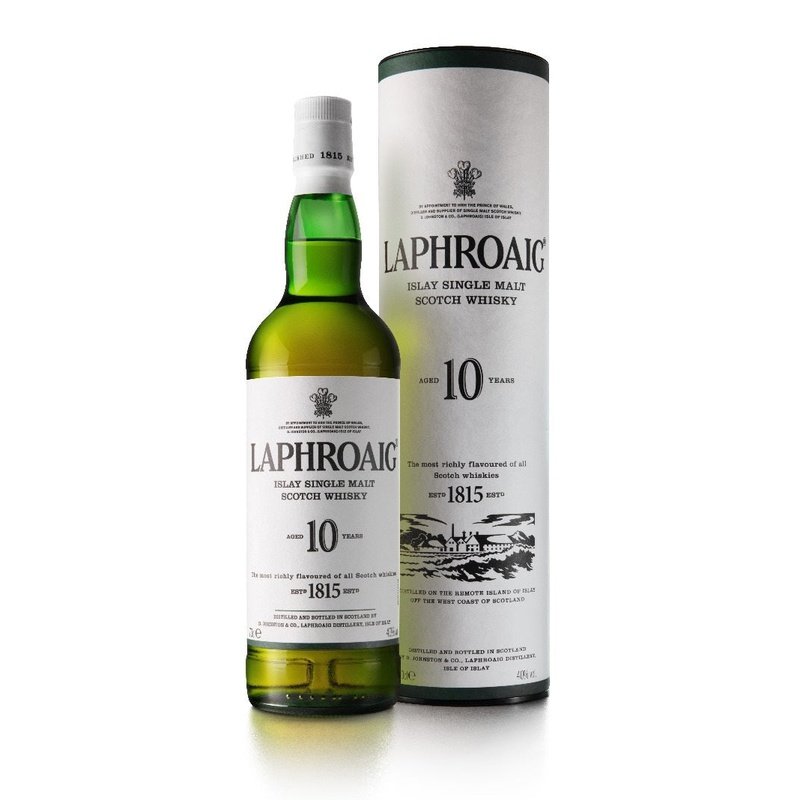 Laphroaig 10 YO Islay Single Malt 750mL - ForWhiskeyLovers.com