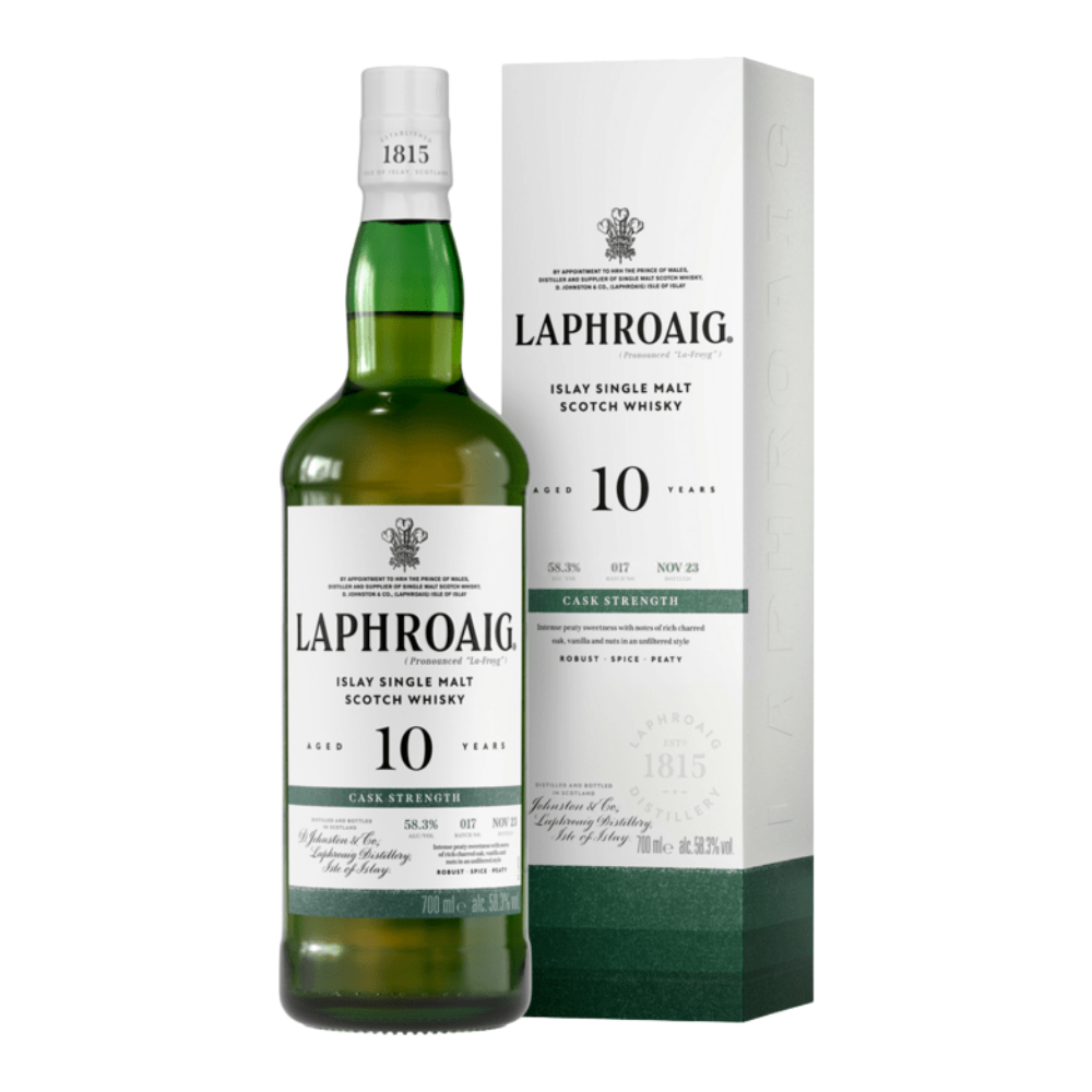 Laphroaig 10 Year Old Cask Strength Batch #017 Islay Single Malt Scotch Whisky