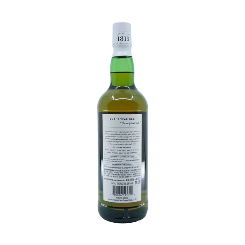 Laphroaig 10 Year Old Islay Single Malt Scotch Whisky - ForWhiskeyLovers.com