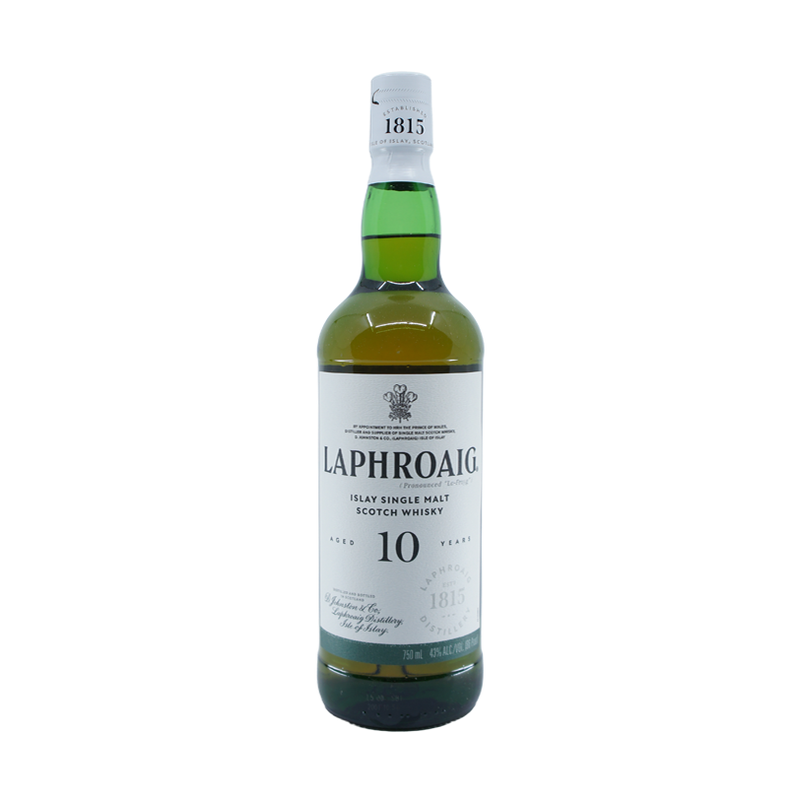 Laphroaig 10 Year Old Islay Single Malt Scotch Whisky - ForWhiskeyLovers.com