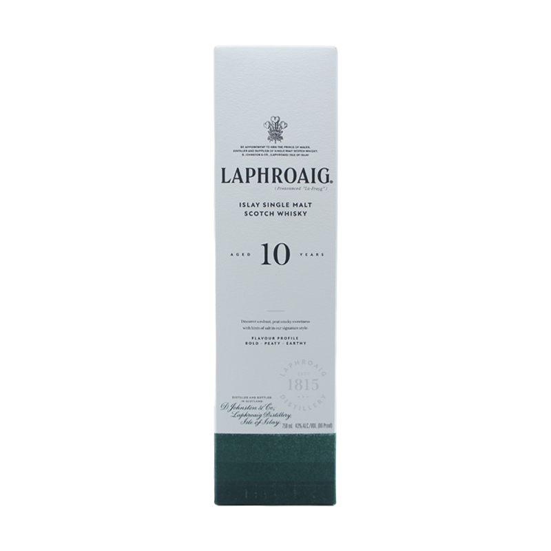 Laphroaig 10 Year Old Islay Single Malt Scotch Whisky - ForWhiskeyLovers.com