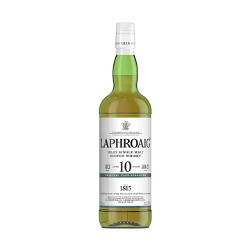 Laphroaig 10 Year Old Original Cask Strength Islay Single Malt Scotch Whisky - ForWhiskeyLovers.com