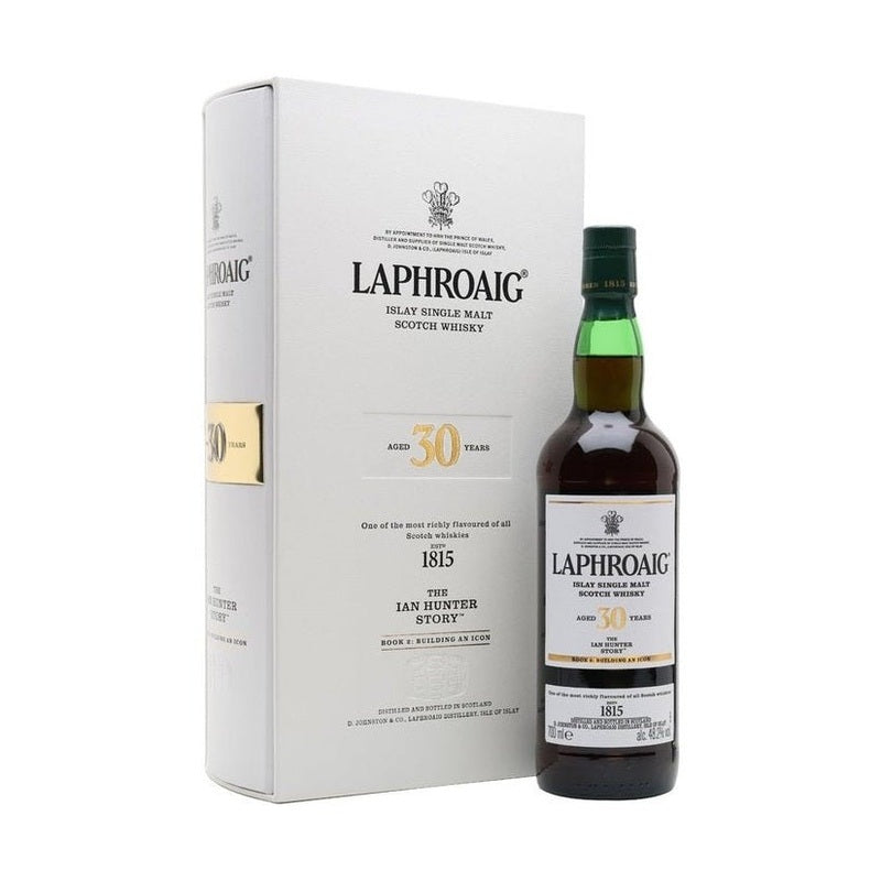 Laphroaig 30 Year Old 'The Ian Hunter Story Book 2: Building An Icon' Islay Single Malt Scotch Whisky - ForWhiskeyLovers.com