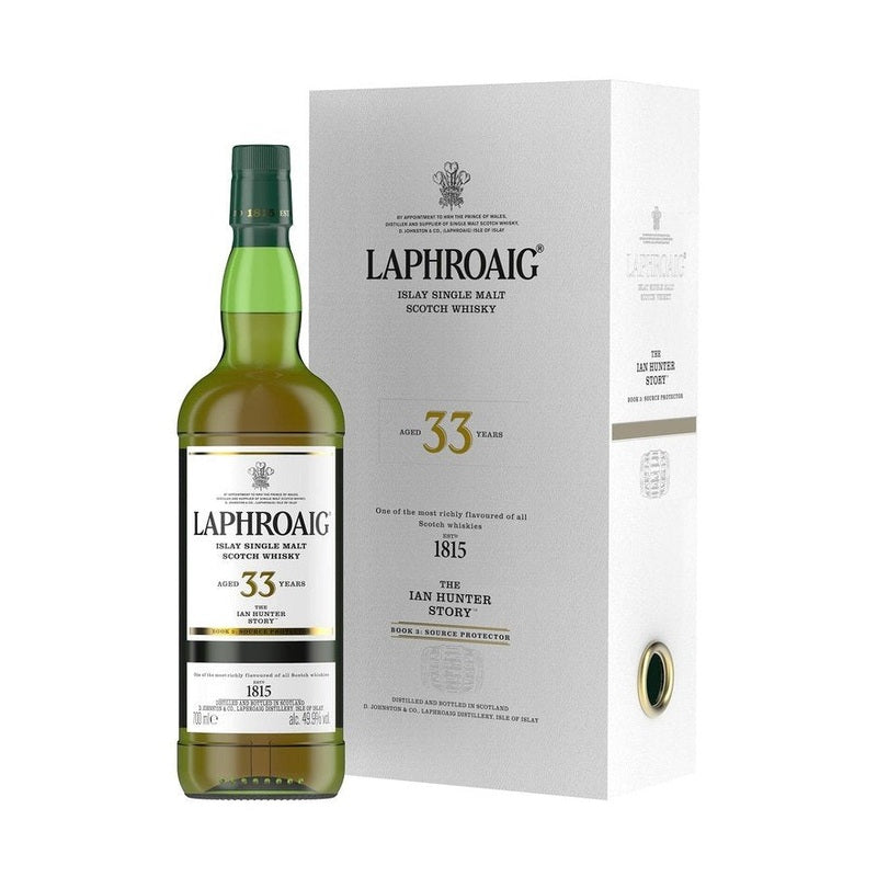Laphroaig 33 Year Old 'The Ian Hunter Story Book 3: Source Protector' Islay Single Malt Scotch Whisky - ForWhiskeyLovers.com