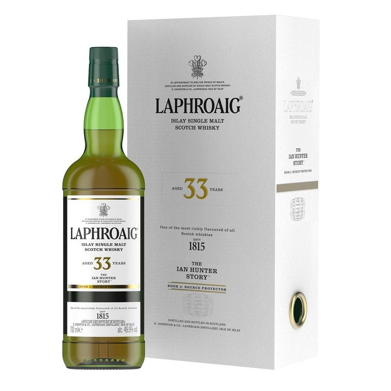 Laphroaig 33 Year Old 'The Ian Hunter Story Book 3: Source Protector' Islay Single Malt Scotch Whisky - ForWhiskeyLovers.com