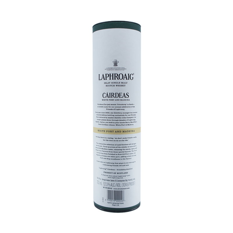 Laphroaig Càirdeas White Port & Madeira Cask Islay Single Malt Scotch Whisky - ForWhiskeyLovers.com