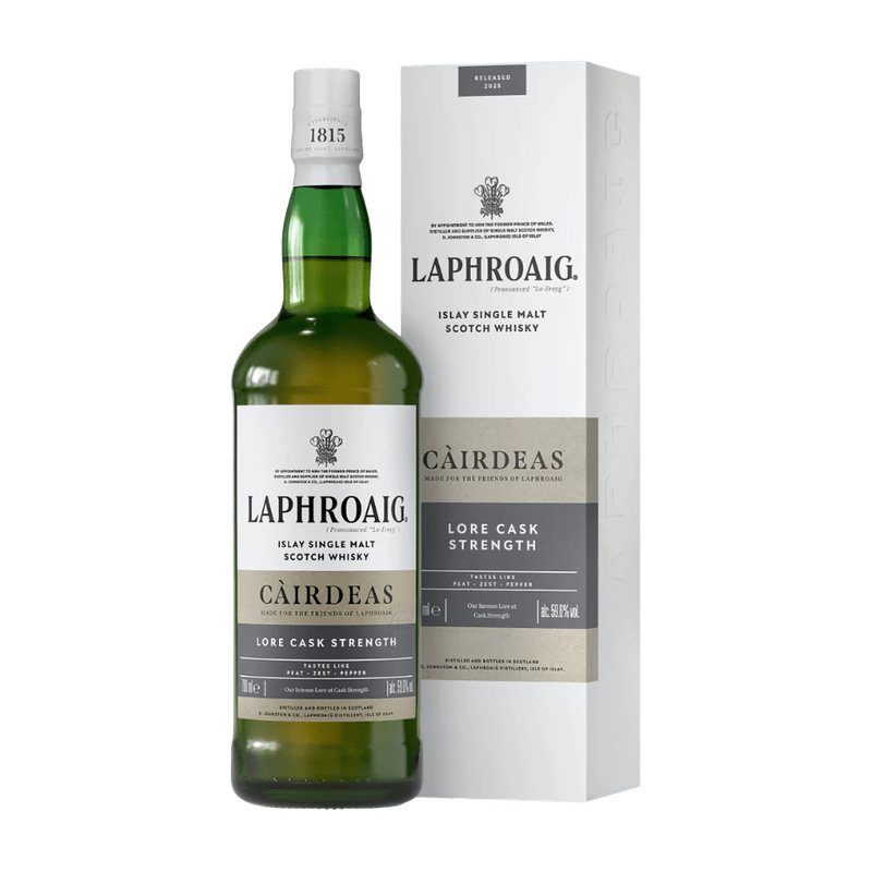 Laphroaig Single Malt Scotch Lore Cask Strength Cairdeas 119.2 - ForWhiskeyLovers.com