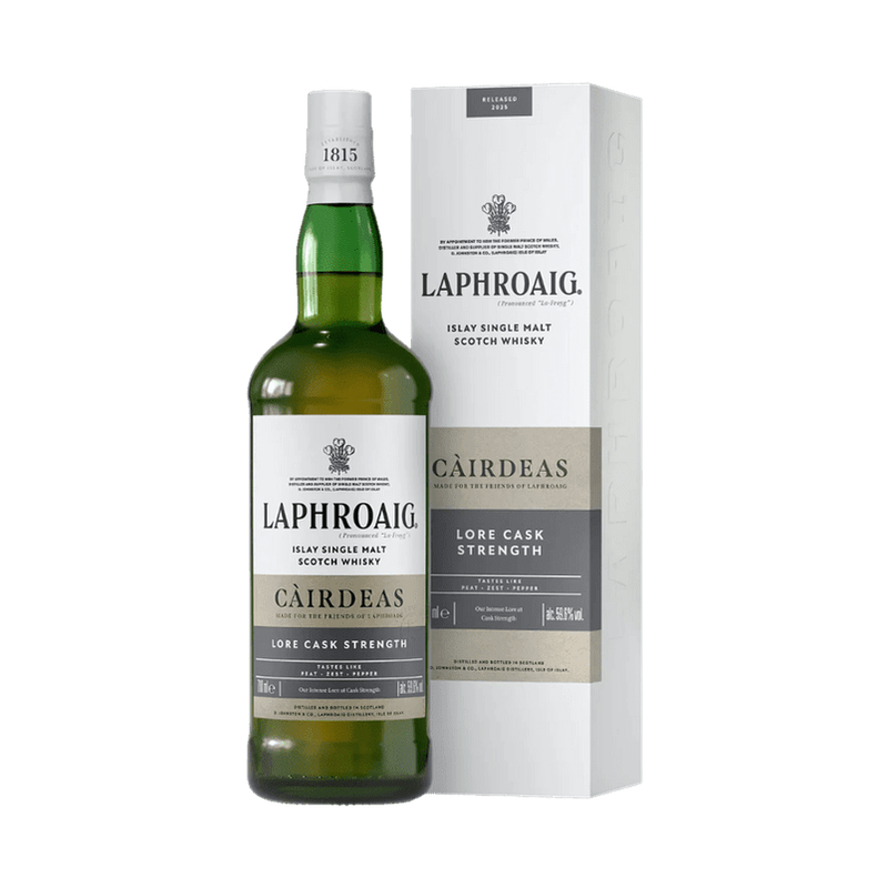 Laphroaig Single Malt Scotch Lore Cask Strength Cairdeas 119.2 - ForWhiskeyLovers.com