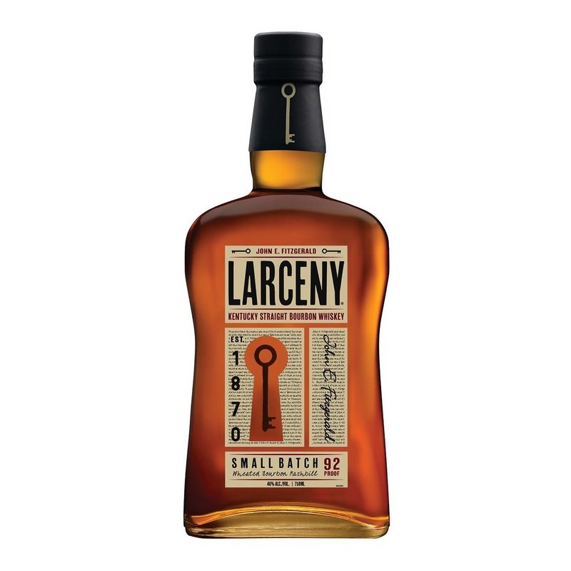 Larceny 1870 Small Batch Kentucky Straight Bourbon Whiskey with Leather Rocks Glass - ForWhiskeyLovers.com