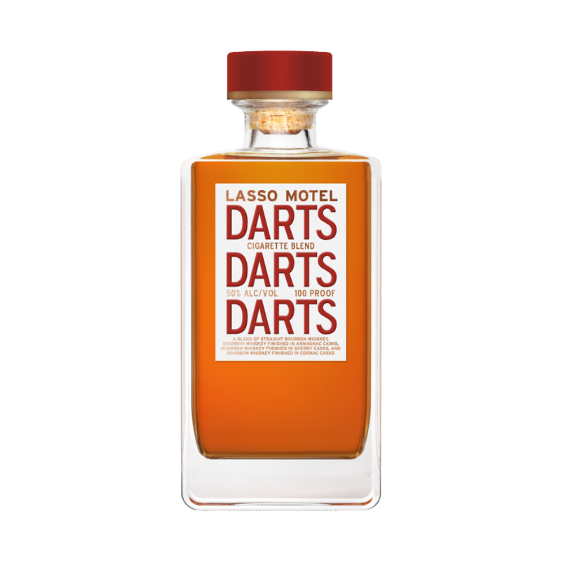 Lasso Motel Darts Cigarette Blend Kentucky Straight Bourbon Whiskey - ForWhiskeyLovers.com