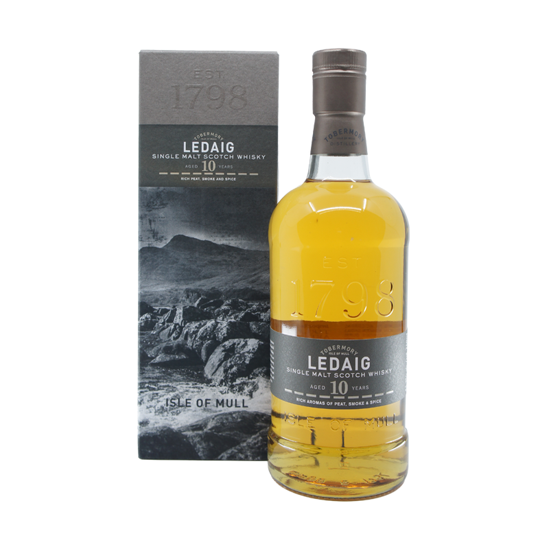 Ledaig 10 YO Single Malt Scotch Whisky 750mL - ForWhiskeyLovers.com