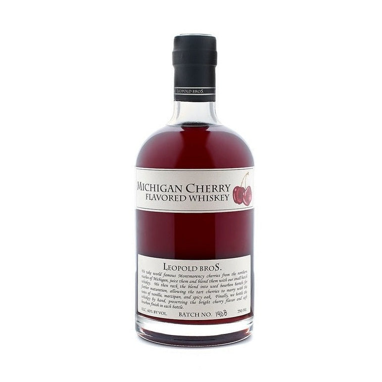 Leopold Bros. Michigan Cherry Flavored Whiskey - ForWhiskeyLovers.com