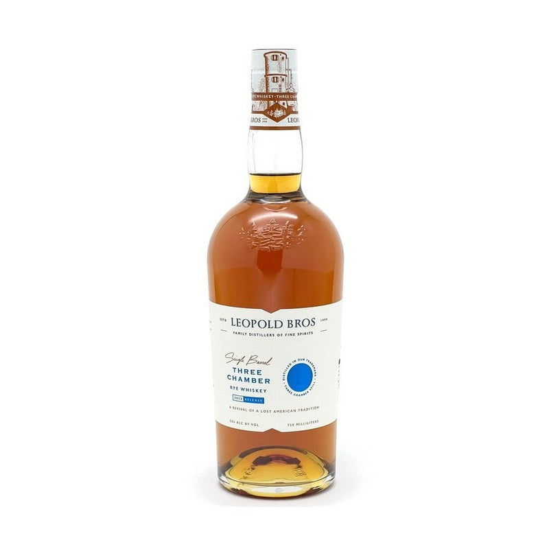 Leopold Bros. Three Chamber 2022 Release Single Barrel Rye Whiskey - ForWhiskeyLovers.com