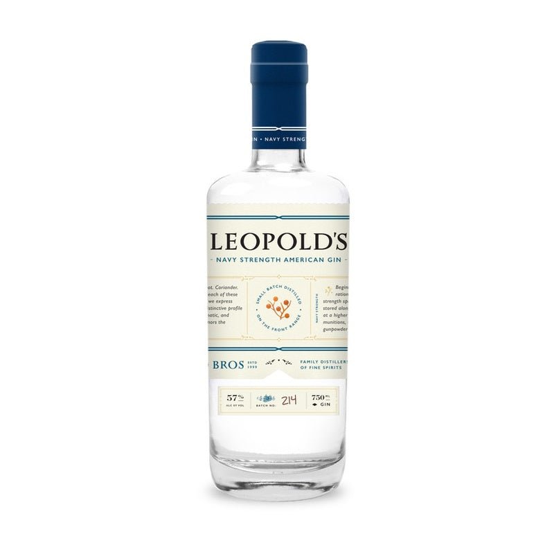 Leopold's Navy Strength American Gin - ForWhiskeyLovers.com