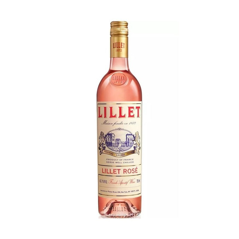 Lillet Ros‚ French Wine Aperitif - ForWhiskeyLovers.com