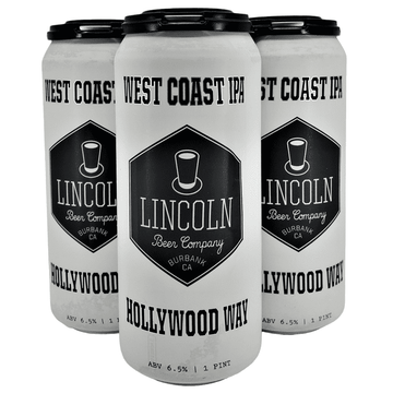 Lincoln Beer Co. Hollywood Way West Coast IPA Beer 4-Pack - ForWhiskeyLovers.com