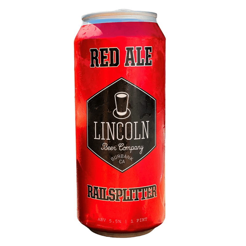 Lincoln Beer Co. Railsplitter Red Ale Beer 4-Pack - ForWhiskeyLovers.com