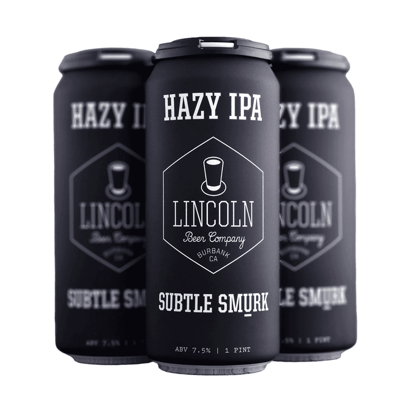 Lincoln Beer Co. Subtle Smurk Hazy IPA Beer 4-Pack - ForWhiskeyLovers.com