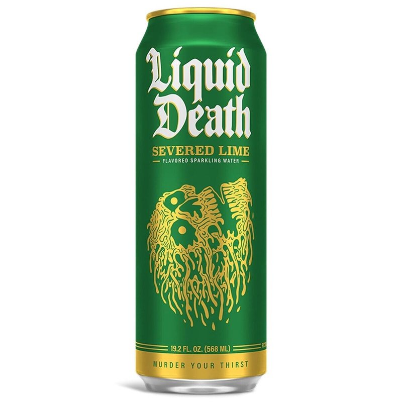 Liquid Death Severed Lime Flavored Sparkling Water - ForWhiskeyLovers.com