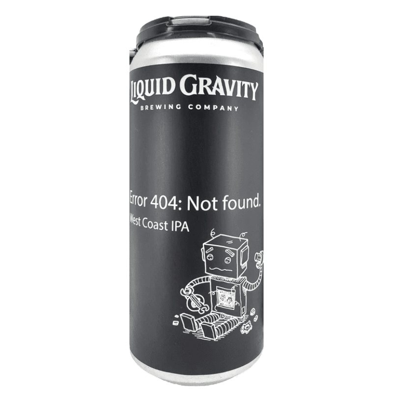 Liquid Gravity Brewing '404 Not Found West Coast IPA' Single Can - ForWhiskeyLovers.com