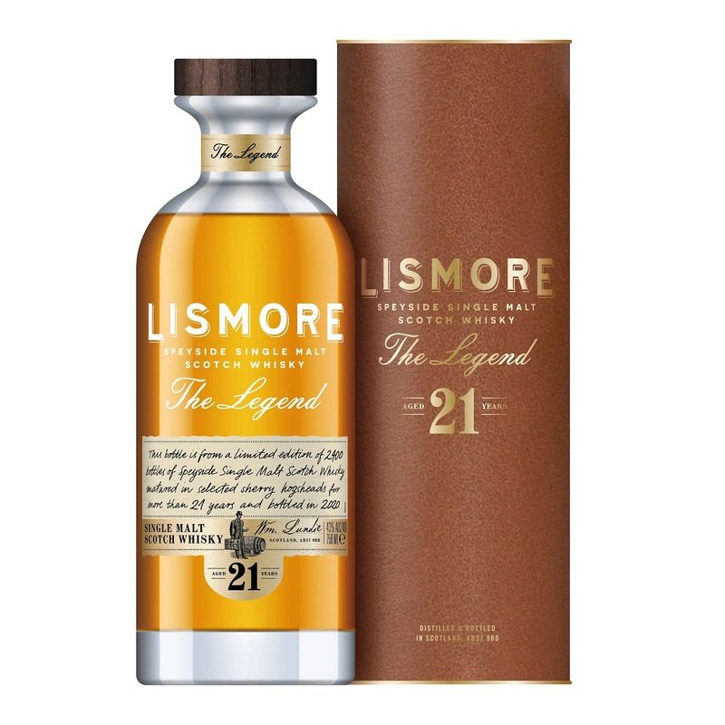 Lismore "The Legend" 21 Year Old Speyside Single Malt Scotch Whisky - ForWhiskeyLovers.com