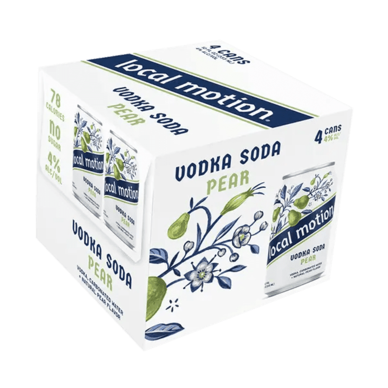 Local Motion - Pear Vodka Soda 4-Pack - ForWhiskeyLovers.com