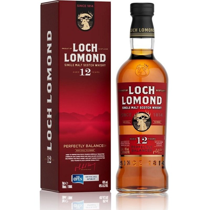 Loch Lomond 12 Year Old Single Malt Scotch Whisky Gift Box - ForWhiskeyLovers.com