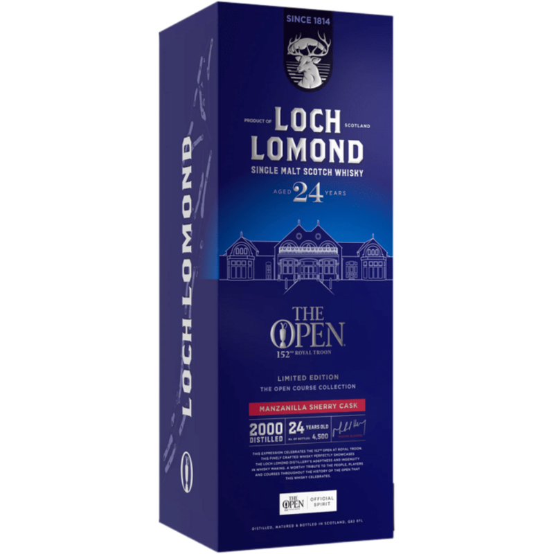 Loch Lomond The 152nd Open 24 Year Single Malt Scotch Whisky - ForWhiskeyLovers.com