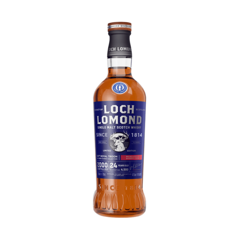 Loch Lomond The 152nd Open 24 Year Single Malt Scotch Whisky - ForWhiskeyLovers.com