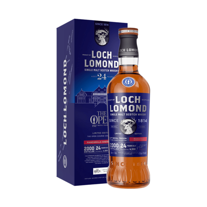 Loch Lomond The 152nd Open 24 Year Single Malt Scotch Whisky - ForWhiskeyLovers.com