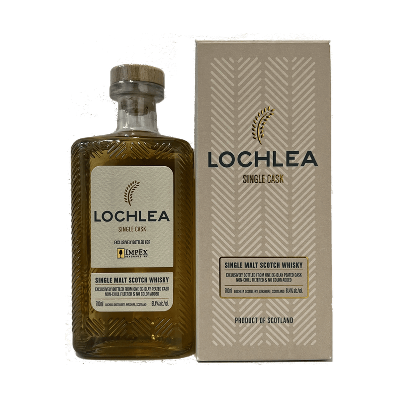 Lochlea Ex-Islay Peated Cask Single Cask Single Malt Scotch Whisky - ForWhiskeyLovers.com