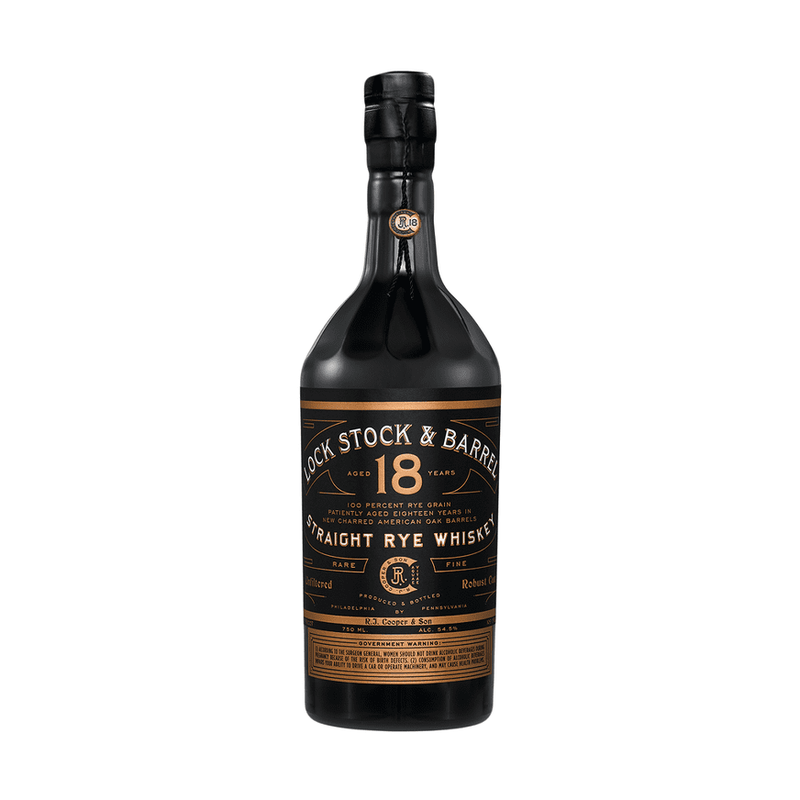 Lock Stock & Barrel 18 Year Old Straight Rye Whiskey - ForWhiskeyLovers.com