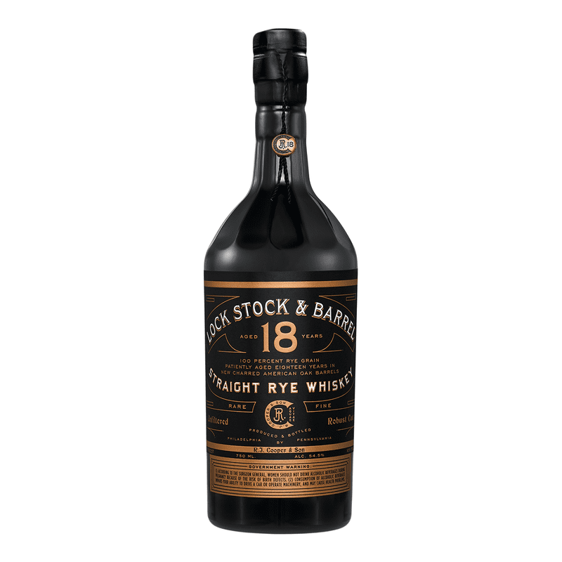 Lock Stock & Barrel 18 Year Old Straight Rye Whiskey - ForWhiskeyLovers.com