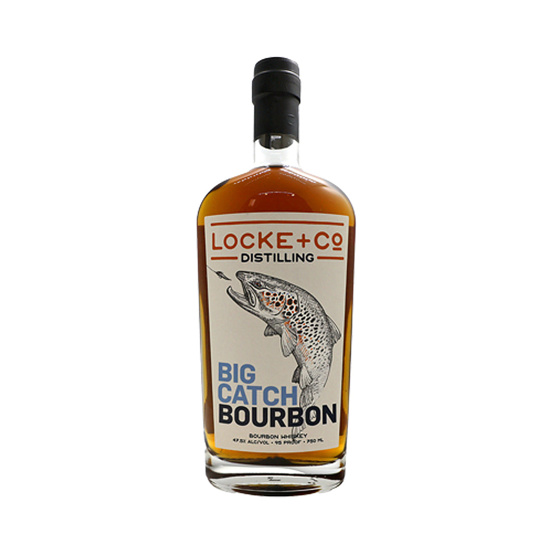 Locke + Co. Distilling Big Catch Bourbon 750ml - ForWhiskeyLovers.com