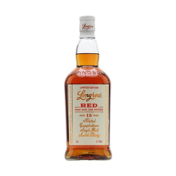 Longrow 'Red' 15 Year Old Pinot Noir Cask Matured Peated Campbeltown Single Malt Scotch Whisky - ForWhiskeyLovers.com