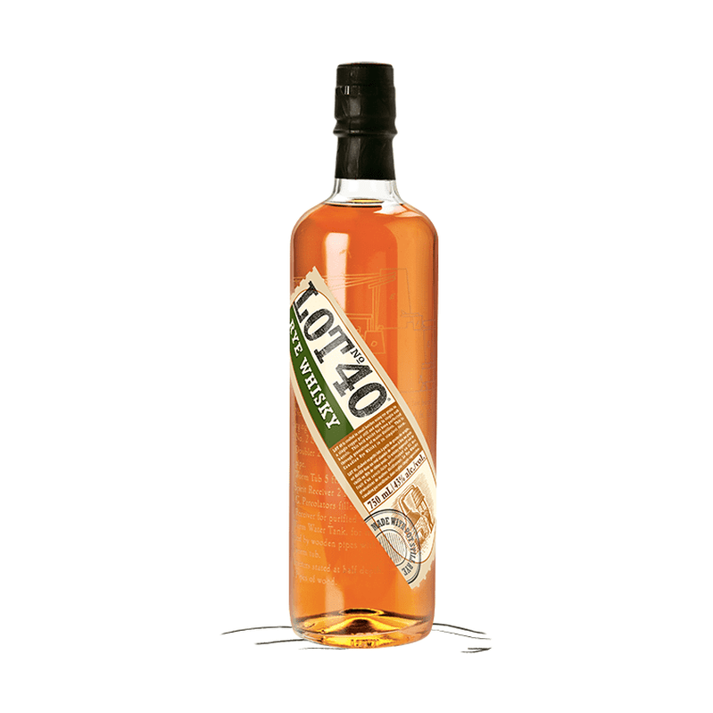 Lot No 40 Canadian Rye Whisky 750ml - ForWhiskeyLovers.com